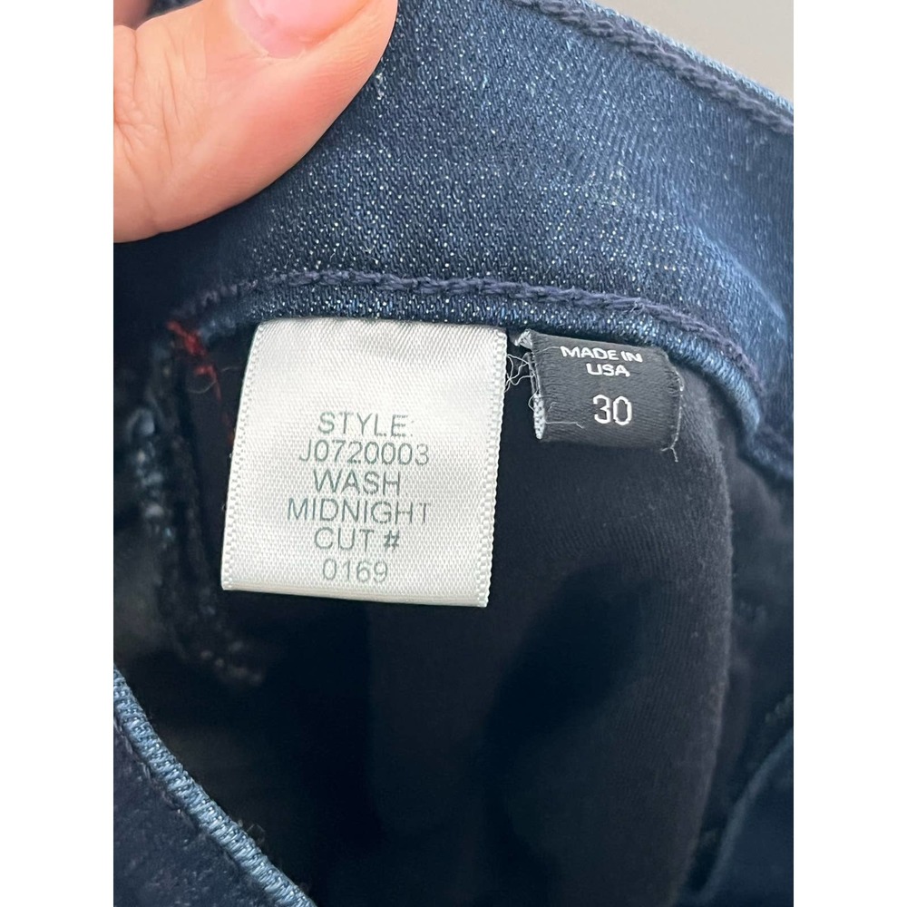 Veronica Beard Carolyn 10" Baby Boot Jeans Size 30 - Mid Rise Medium Wash Blue - Picture 13 of 14